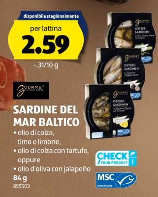 SARDINE DEL MAR BALTICO
