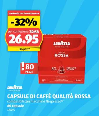 Lavazza Capsule di Caffè Qualità Rossa