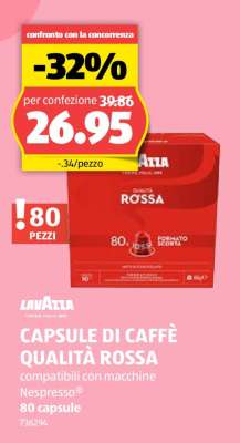 Lavazza Capsule di Caffè Qualità Rossa