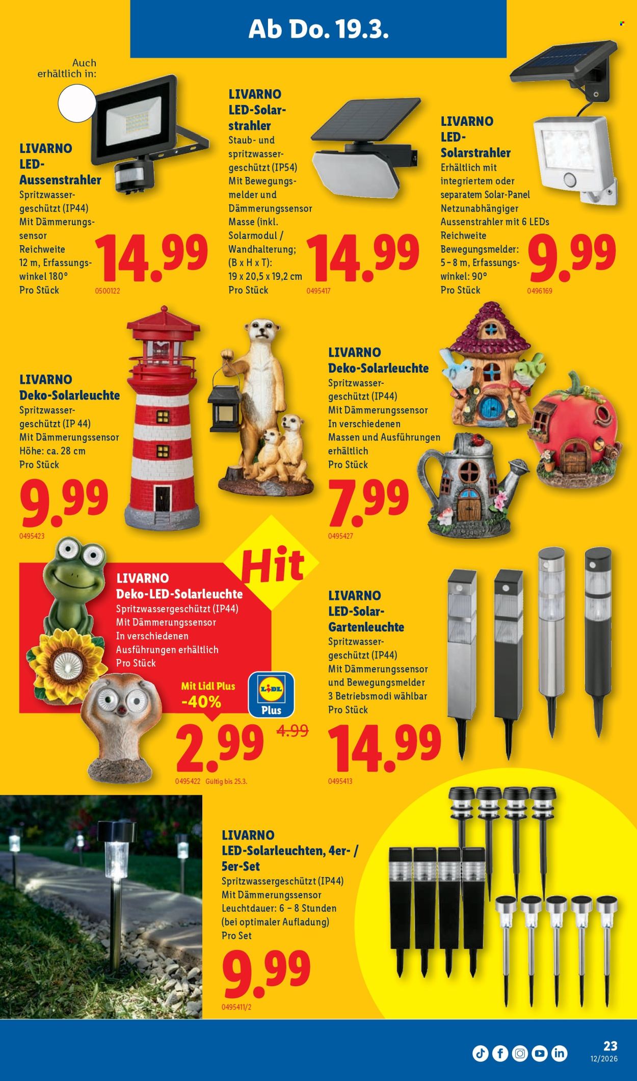 Volantino Lidl - 19.3.2026 - 25.3.2026. Pagina 23. Pagina 23