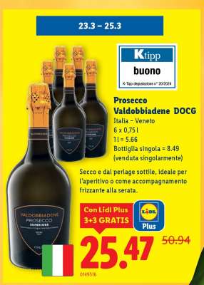 Prosecco Valdobbiadene DOCG