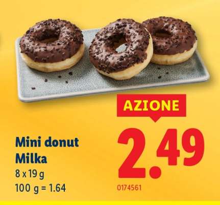 Mini donut Milka