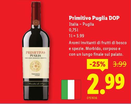 Primitivo Puglia DOP