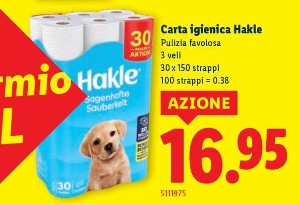 Carta igienica Hakle