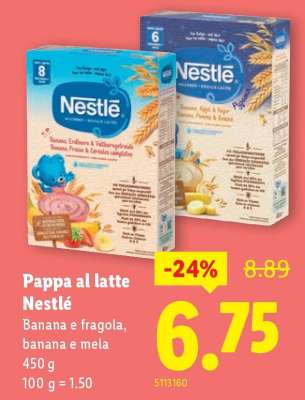 Pappa al latte Nestlé