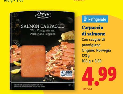 Carpaccio di salmone