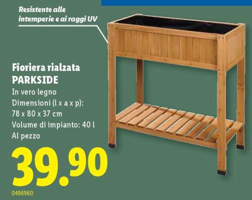 Fioriera rialzata PARKSIDE