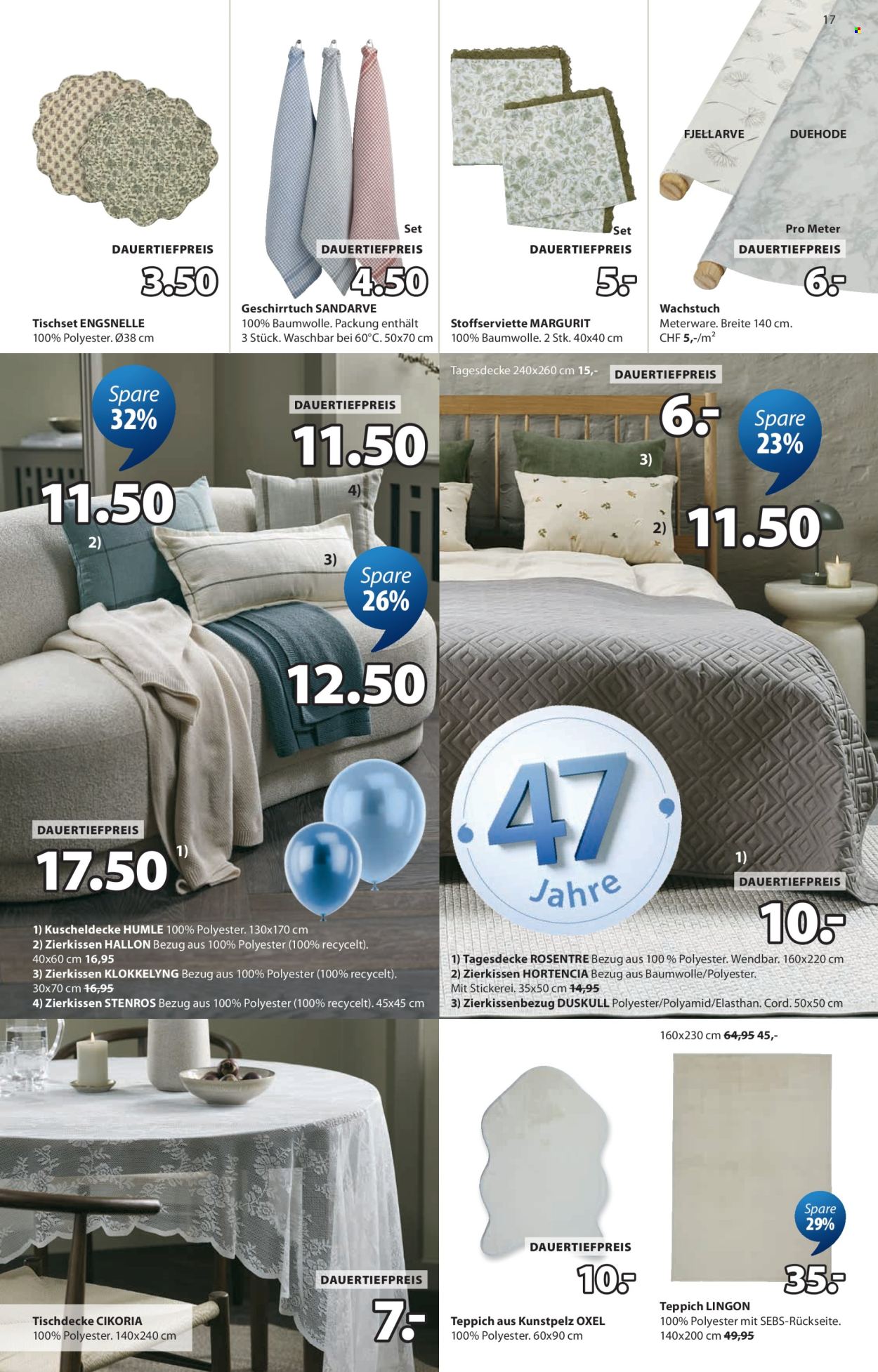 Volantino JYSK - 17.3.2026 - 30.3.2026. Pagina 17. Pagina 17