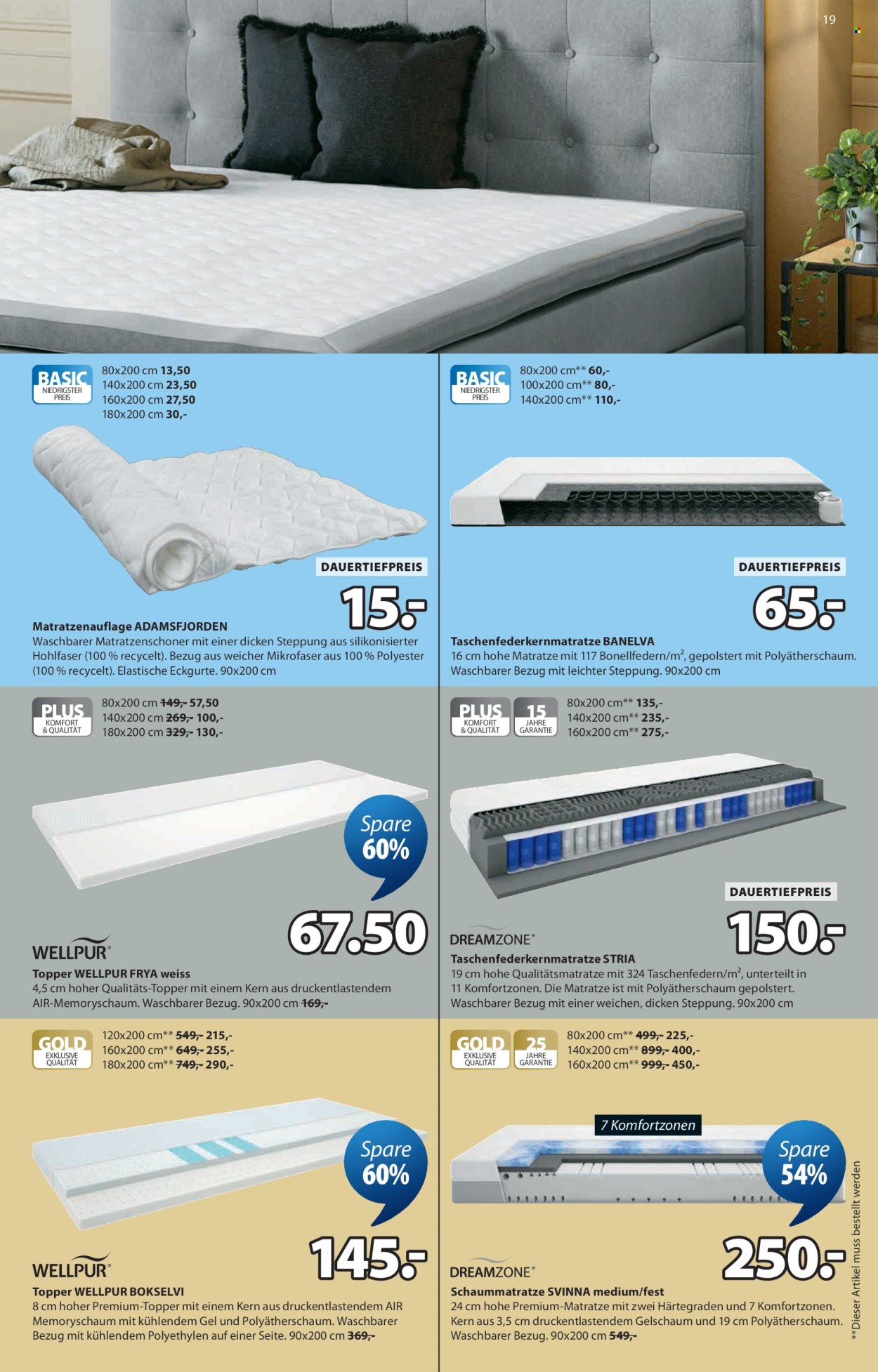 Volantino JYSK - 17.3.2026 - 30.3.2026. Pagina 19. Pagina 19