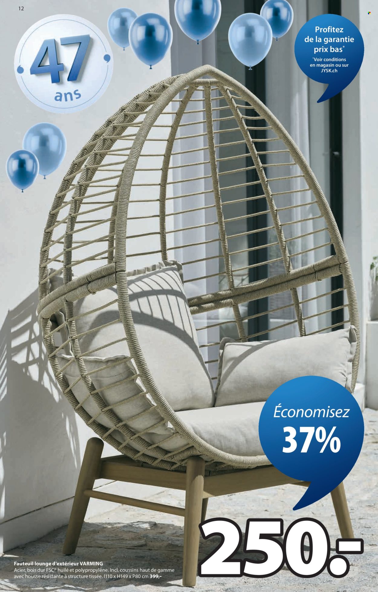 Volantino JYSK - 17.3.2026 - 30.3.2026. Pagina 12. Pagina 12