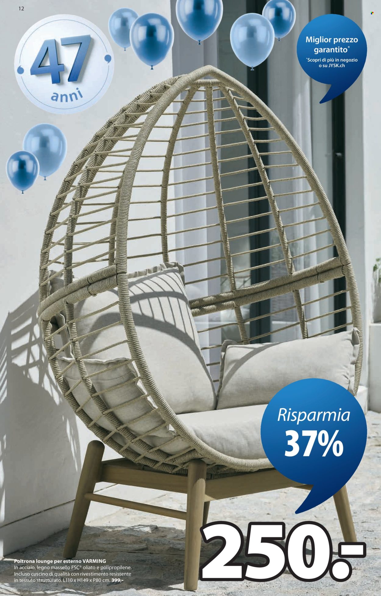 Volantino JYSK - 17.3.2026 - 30.3.2026. Pagina 12. Pagina 12