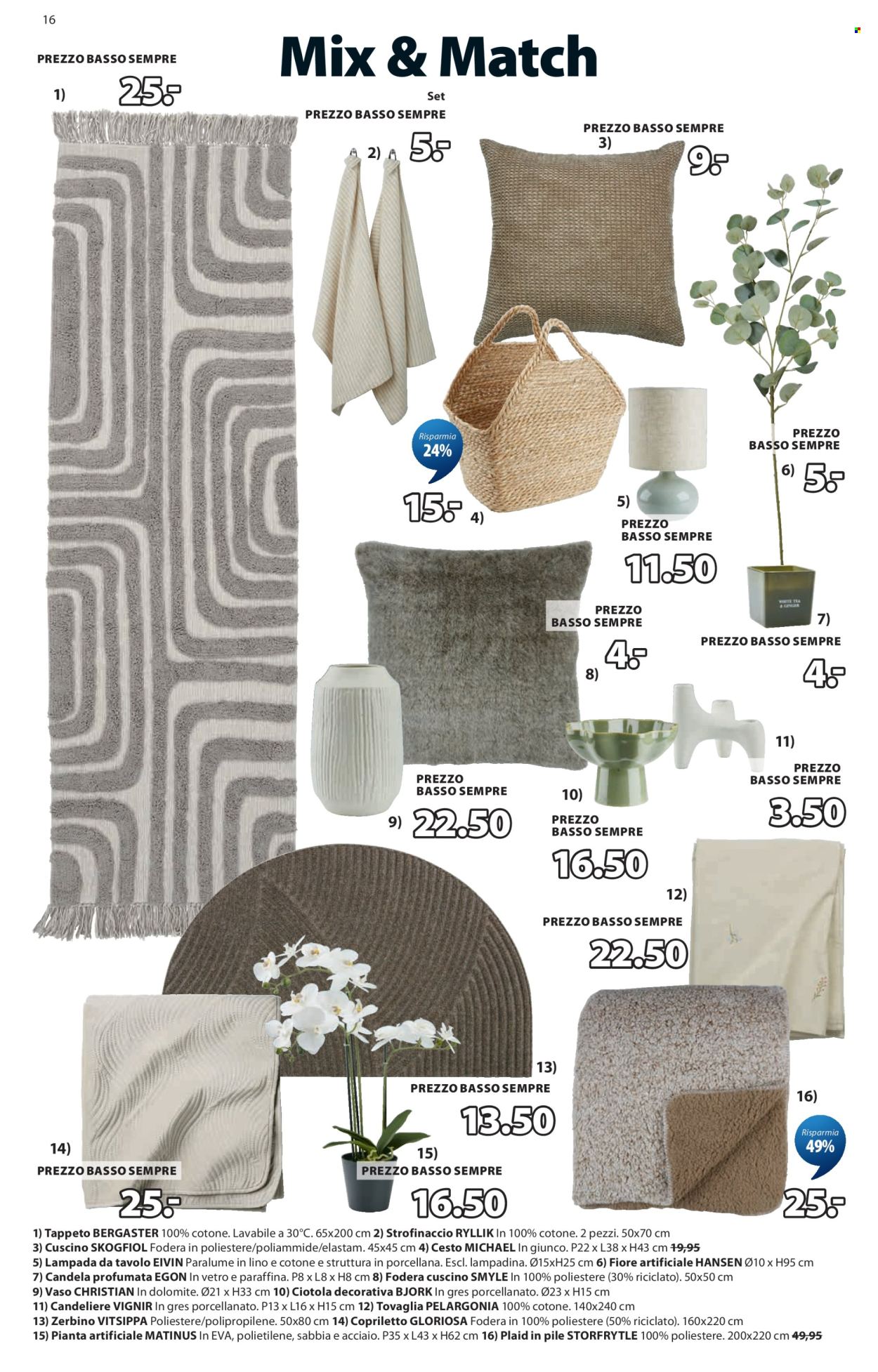 Volantino JYSK - 17.3.2026 - 30.3.2026. Pagina 16. Pagina 16