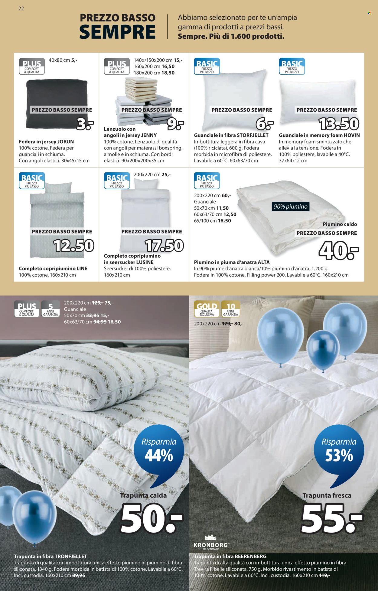 Volantino JYSK - 17.3.2026 - 30.3.2026. Pagina 22. Pagina 22