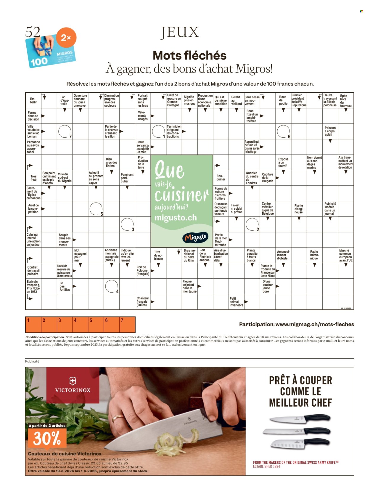 Volantino Migros - 18.3.2026 - 25.3.2026. Pagina 52. Pagina 52