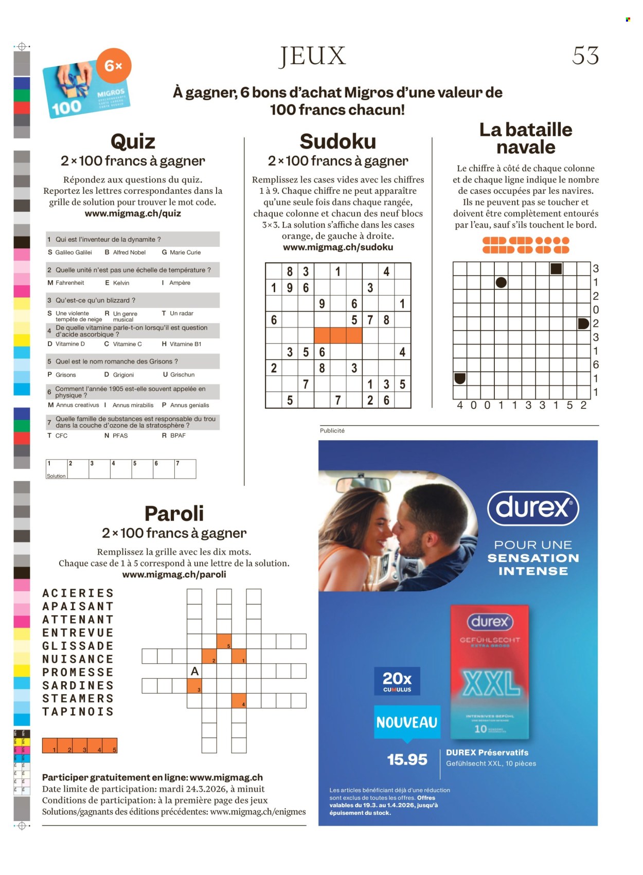 Volantino Migros - 18.3.2026 - 25.3.2026. Pagina 53. Pagina 53