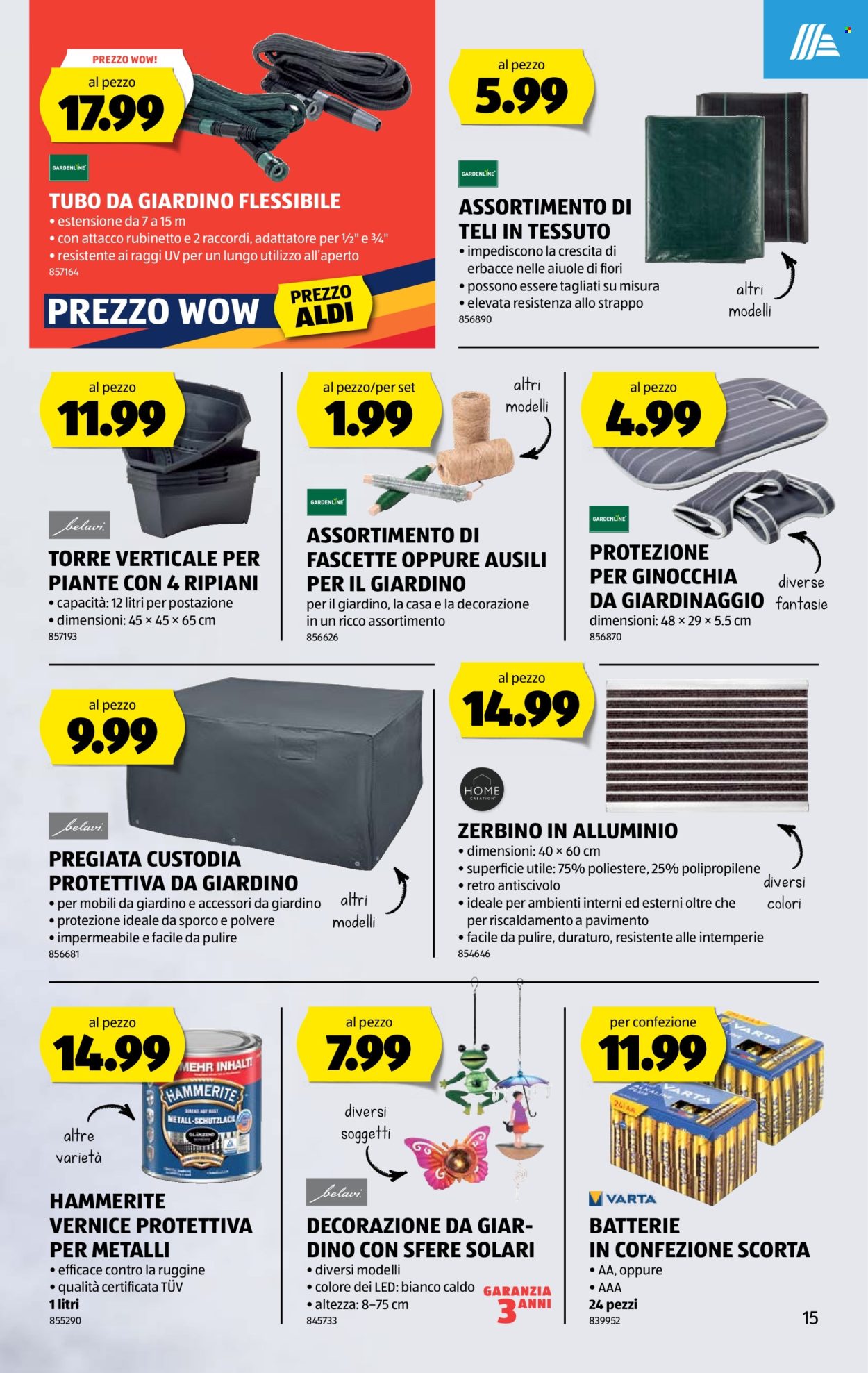 Volantino Aldi - 26.3.2026 - 1.4.2026. Pagina 15. Pagina 15
