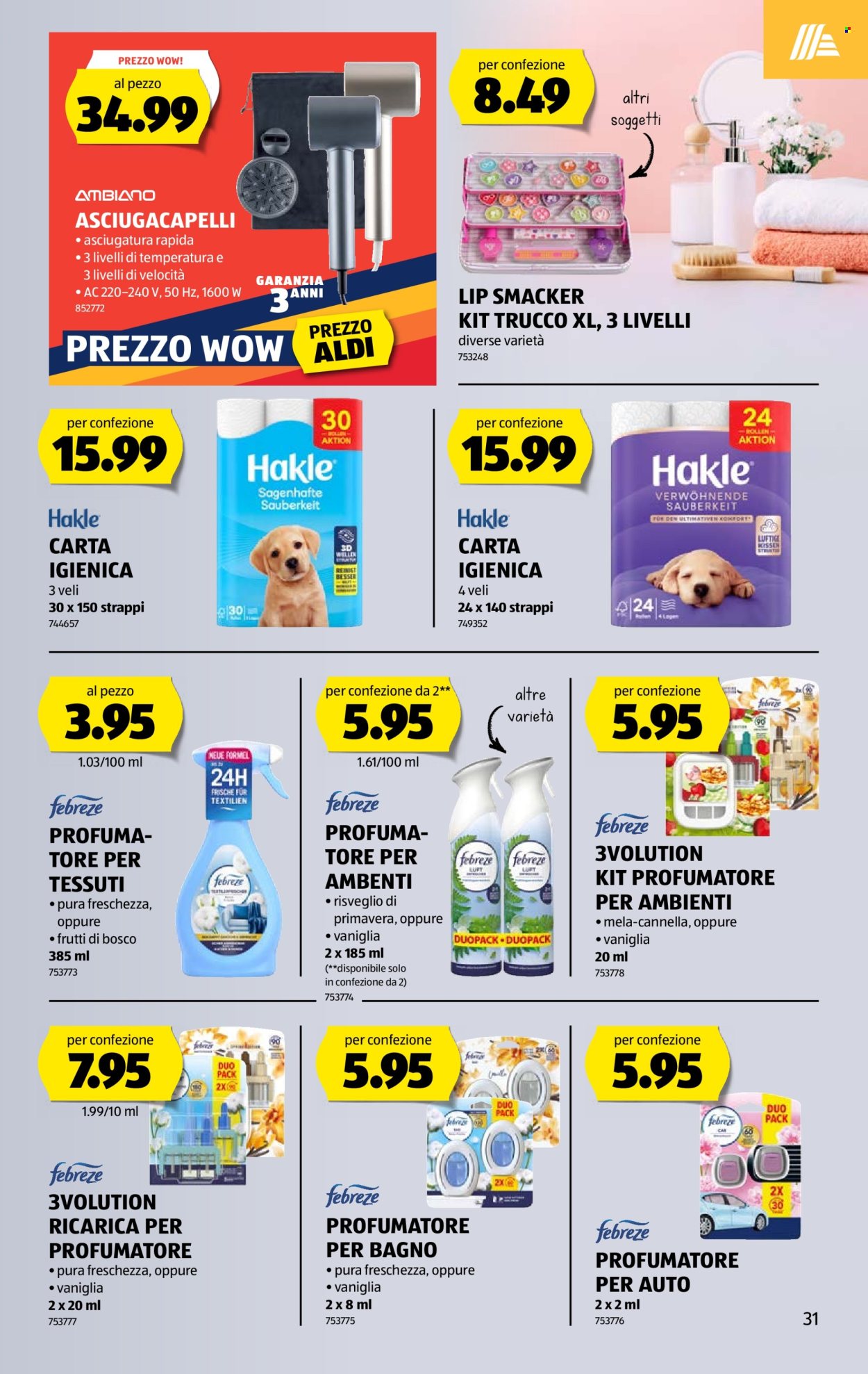 Volantino Aldi - 26.3.2026 - 1.4.2026. Pagina 31. Pagina 31