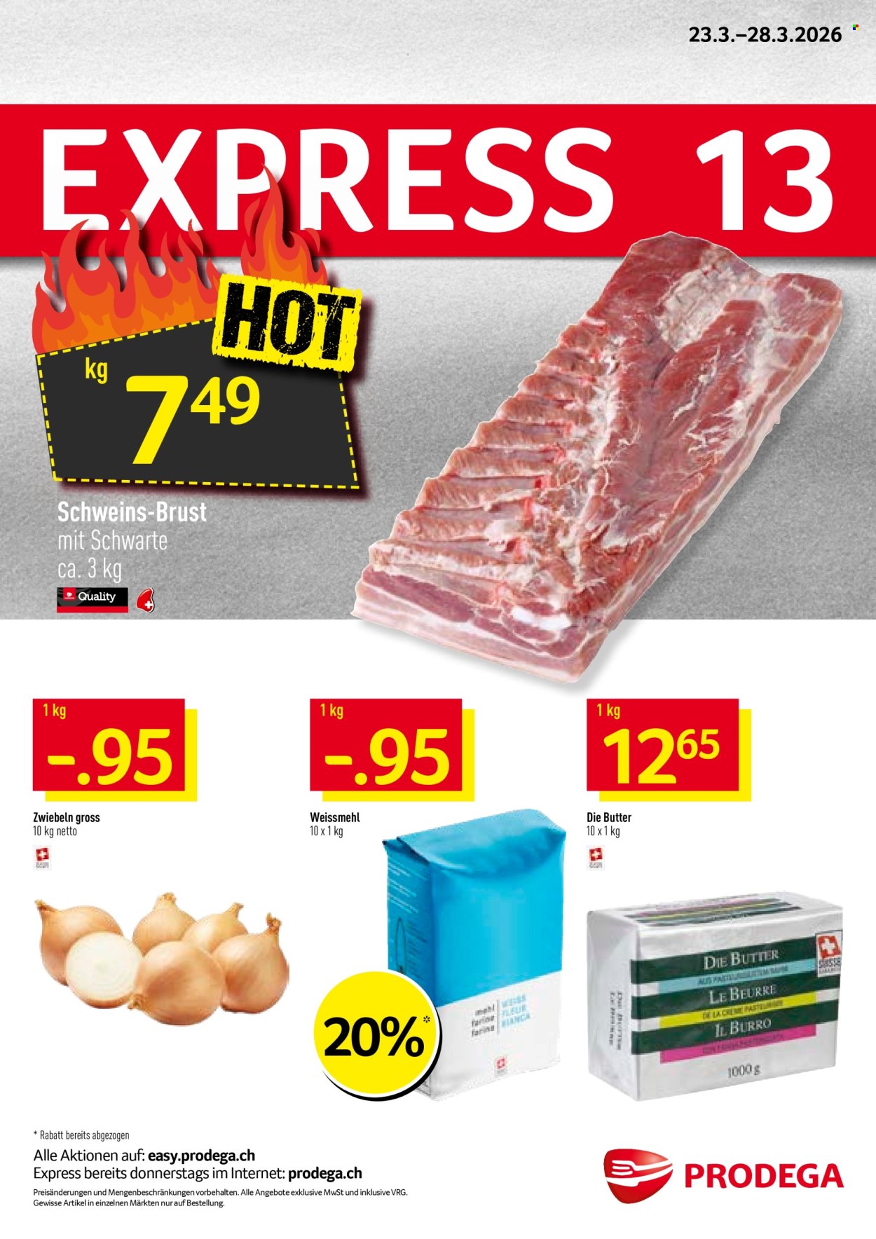 Volantino Prodega - 23.3.2026 - 28.3.2026. Pagina 1. Pagina 1