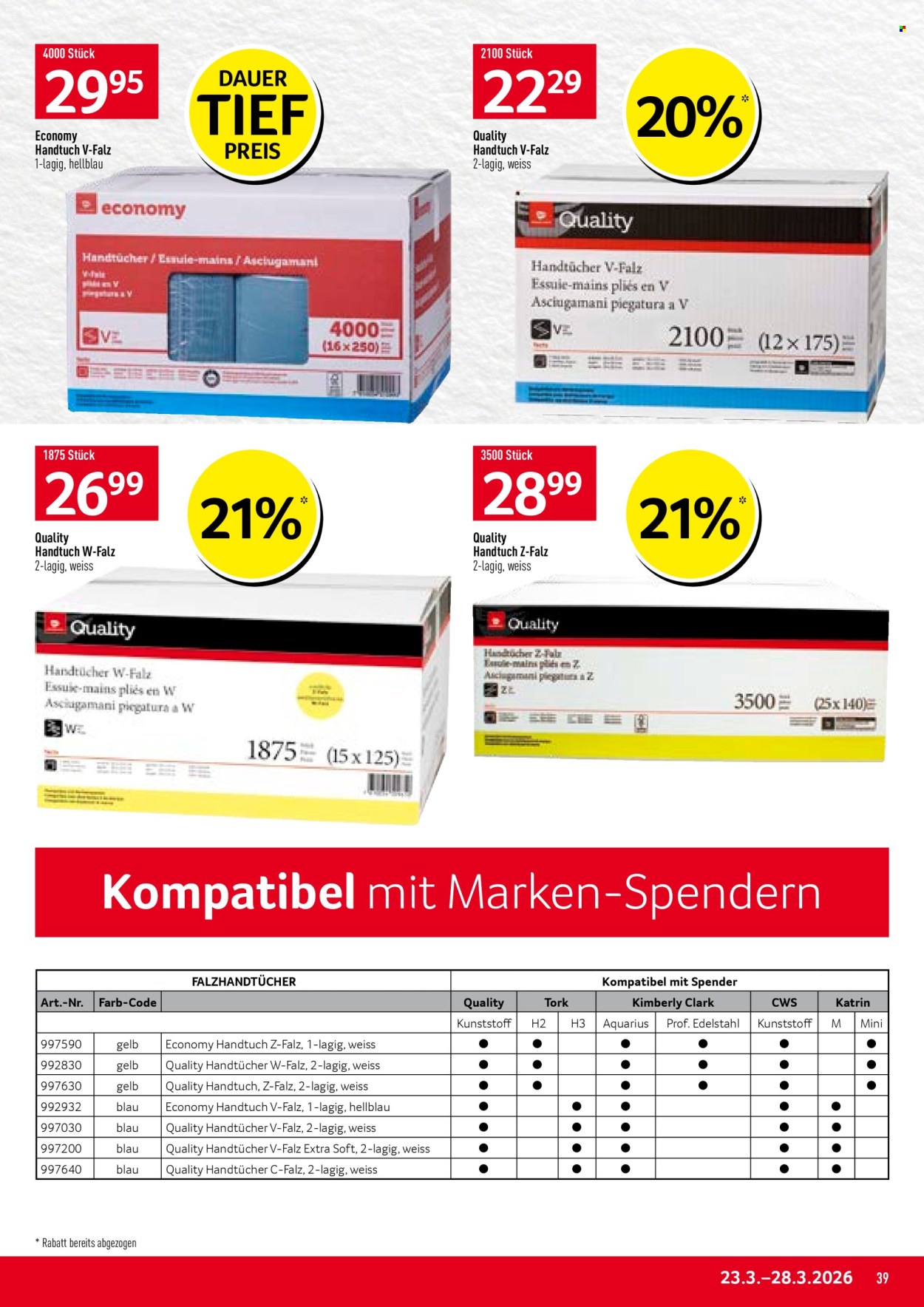 Volantino Prodega - 23.3.2026 - 28.3.2026. Pagina 39. Pagina 39