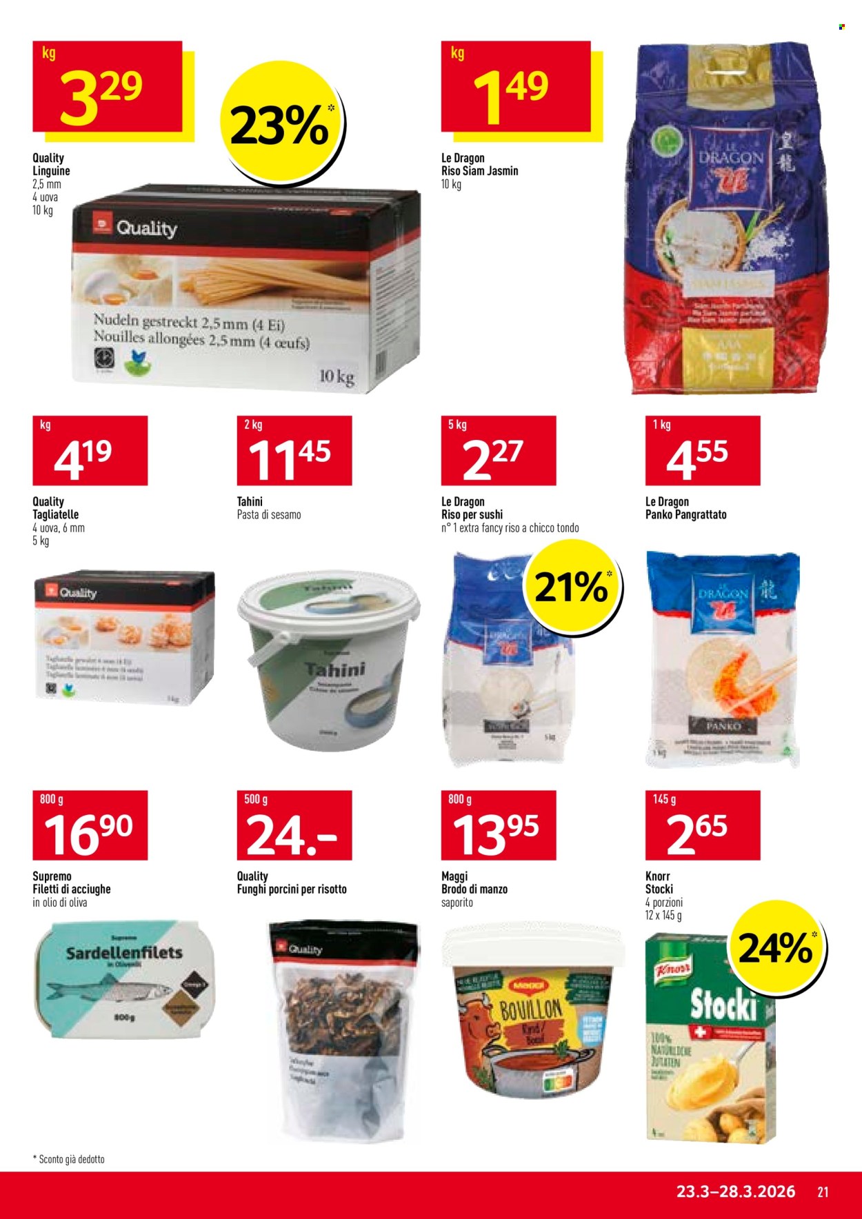 Volantino Prodega - 23.3.2026 - 28.3.2026. Pagina 21. Pagina 21