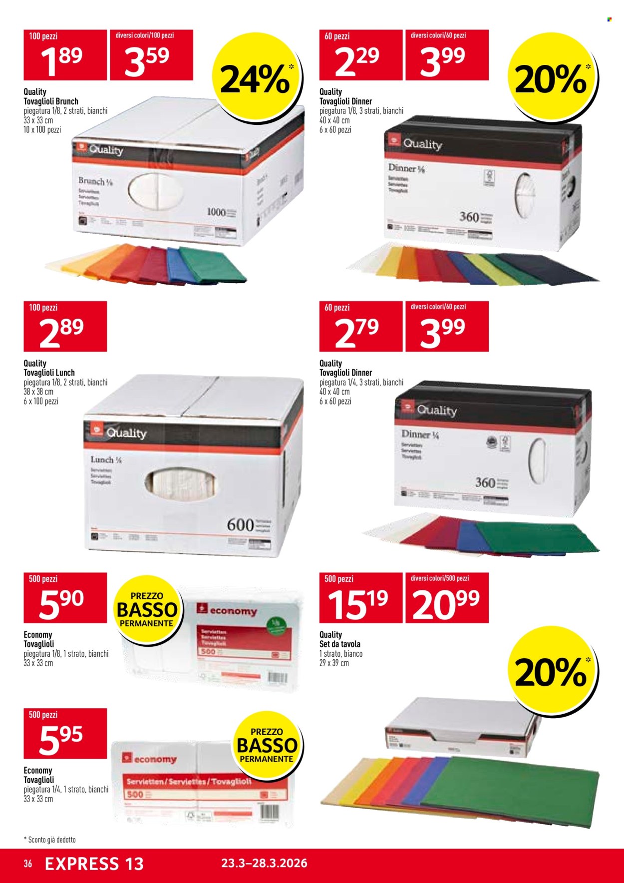 Volantino Prodega - 23.3.2026 - 28.3.2026. Pagina 36. Pagina 36