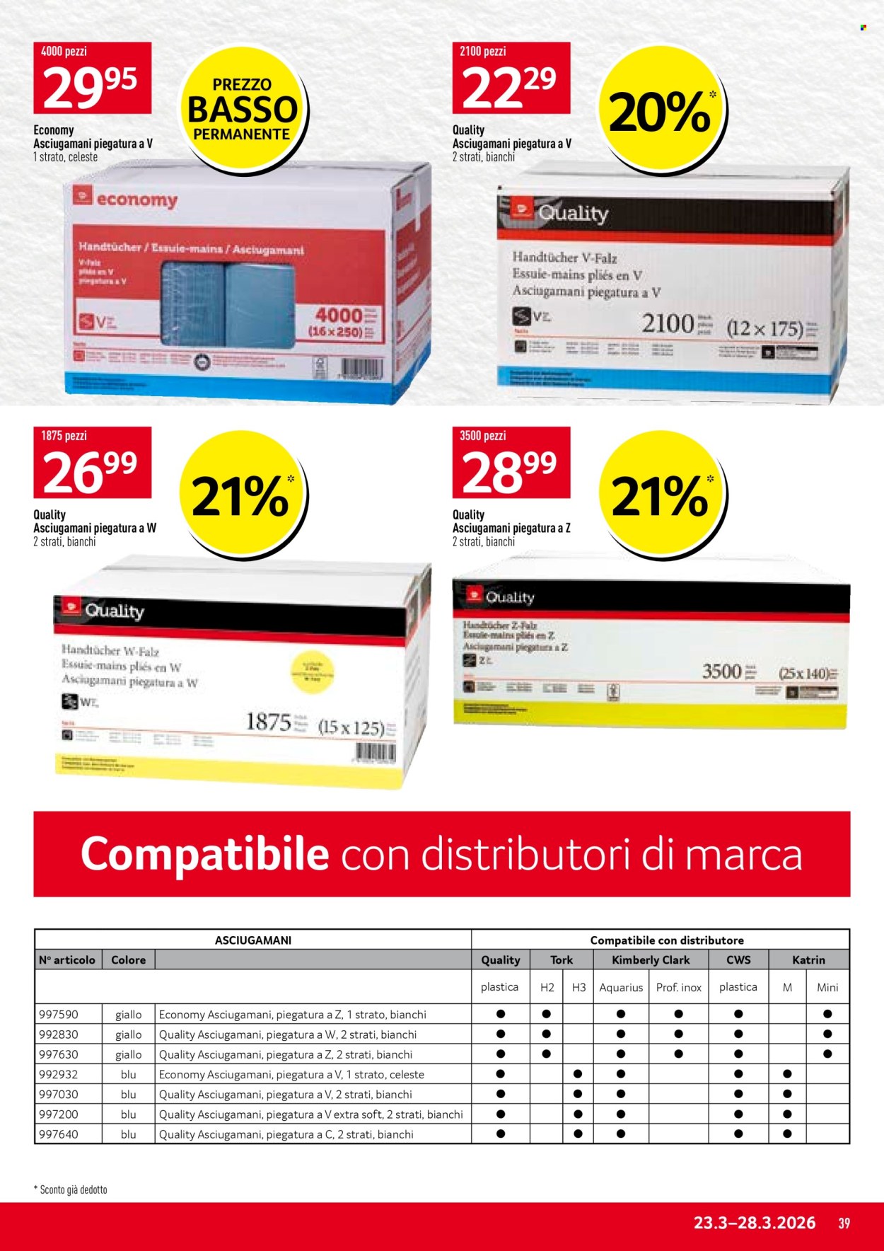 Volantino Prodega - 23.3.2026 - 28.3.2026. Pagina 39. Pagina 39