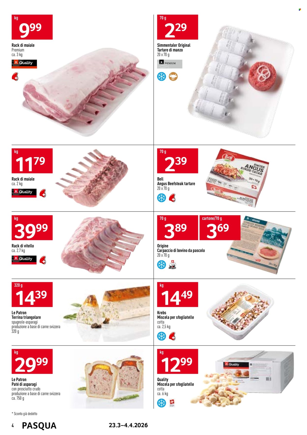 Volantino Prodega - 23.3.2026 - 4.4.2026. Pagina 4. Pagina 4