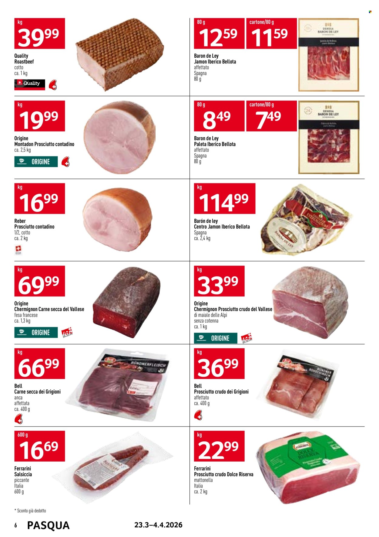 Volantino Prodega - 23.3.2026 - 4.4.2026. Pagina 6. Pagina 6