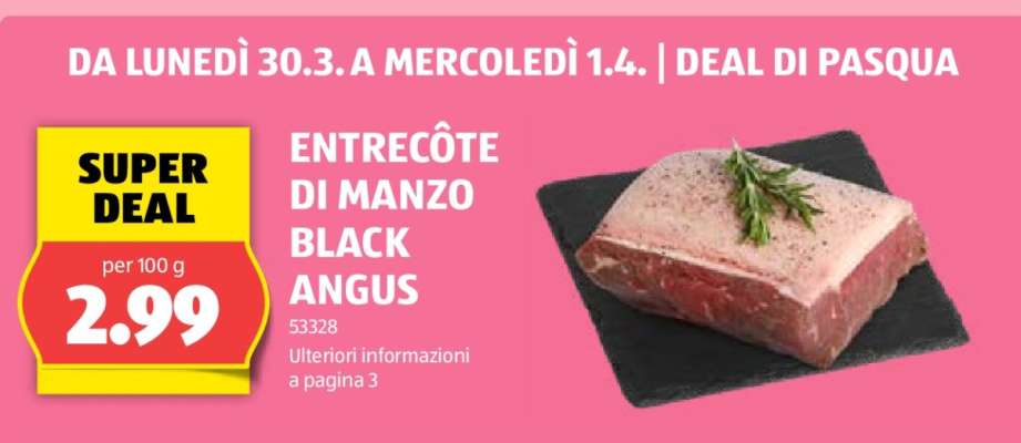 ENTRECÔTE DI MANZO BLACK ANGUS