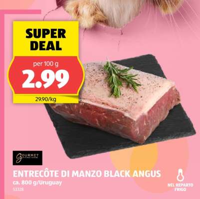 ENTRECÔTE DI MANZO BLACK ANGUS