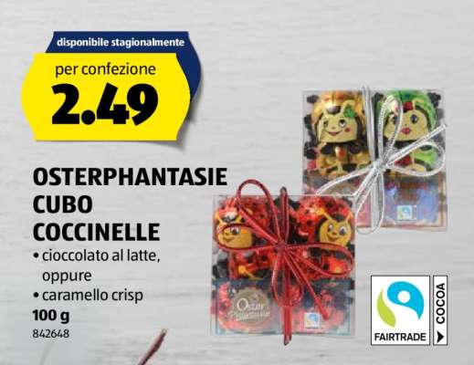 OSTERPHANTASIE CUBO COCCINELLE