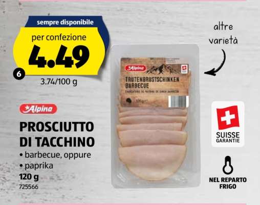 PROSCIUTTO DI TACCHINO