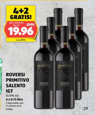 ROVERSI PRIMITIVO SALENTO IGT