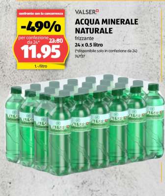 VALSER ACQUA MINERALE NATURALE