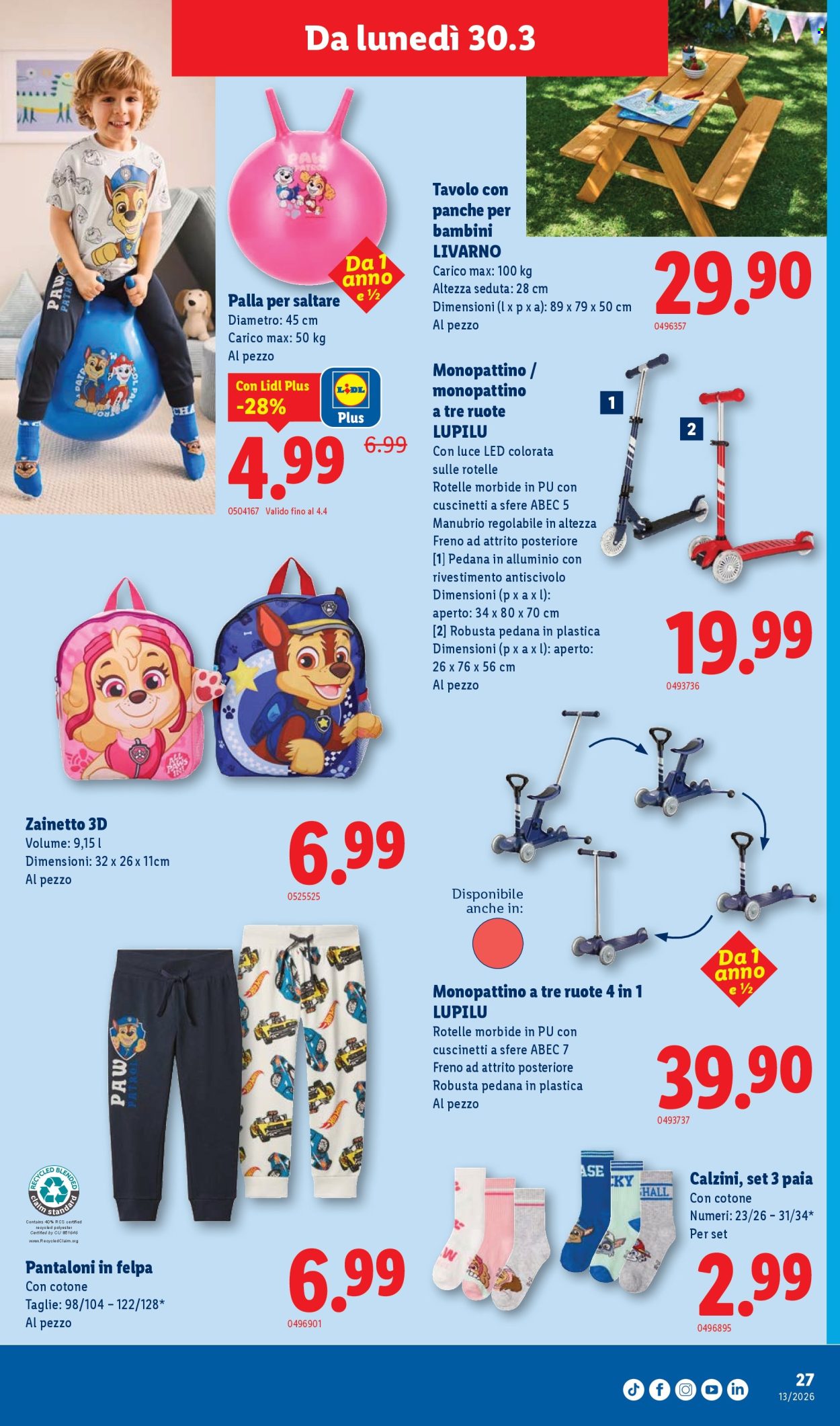 Volantino Lidl - 26.3.2026 - 31.3.2026. Pagina 27. Pagina 27