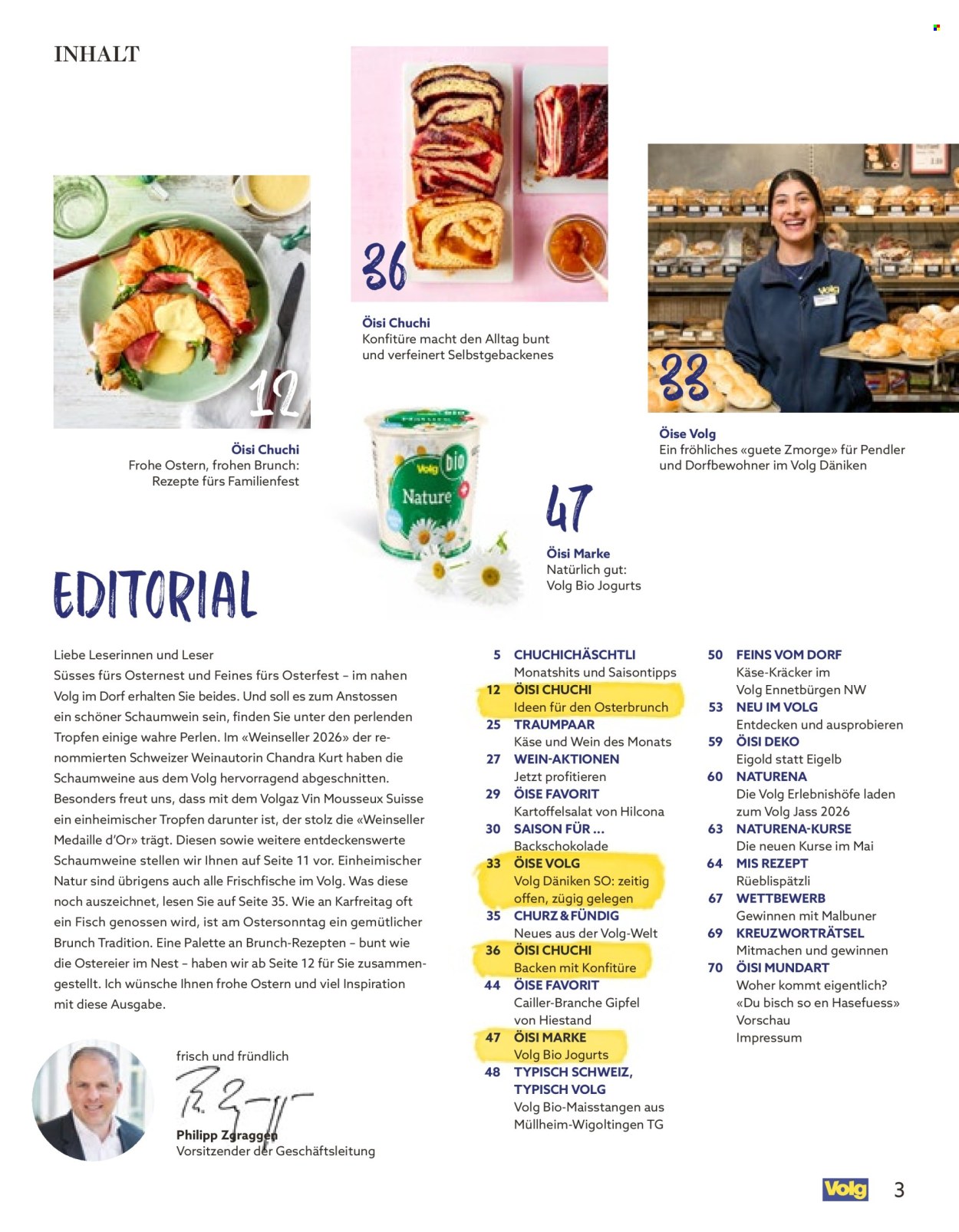 Volantino Volg - 1.4.2026 - 30.4.2026. Pagina 3. Pagina 3