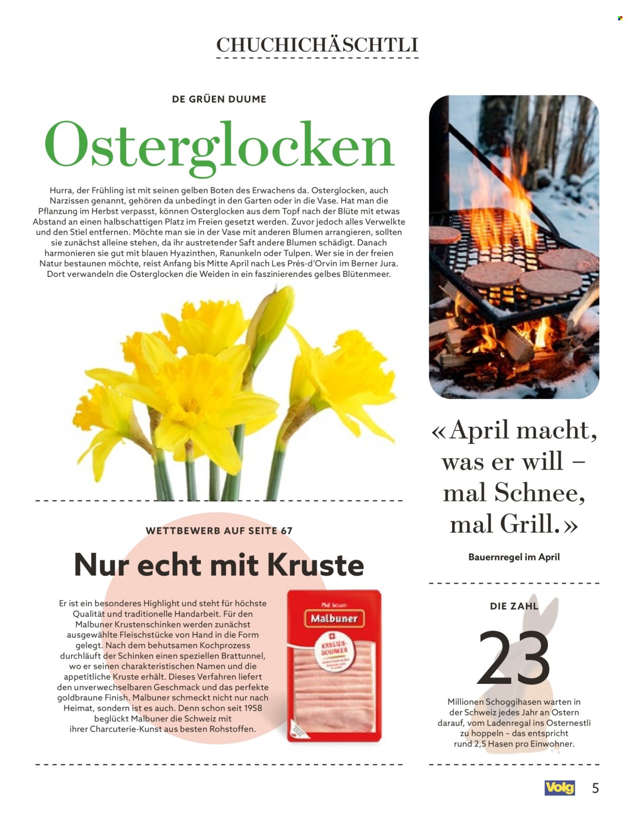 Volantino Volg - 1.4.2026 - 30.4.2026. Pagina 5. Pagina 5