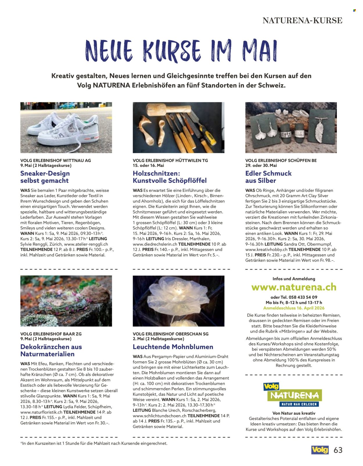 Volantino Volg - 1.4.2026 - 30.4.2026. Pagina 63. Pagina 63