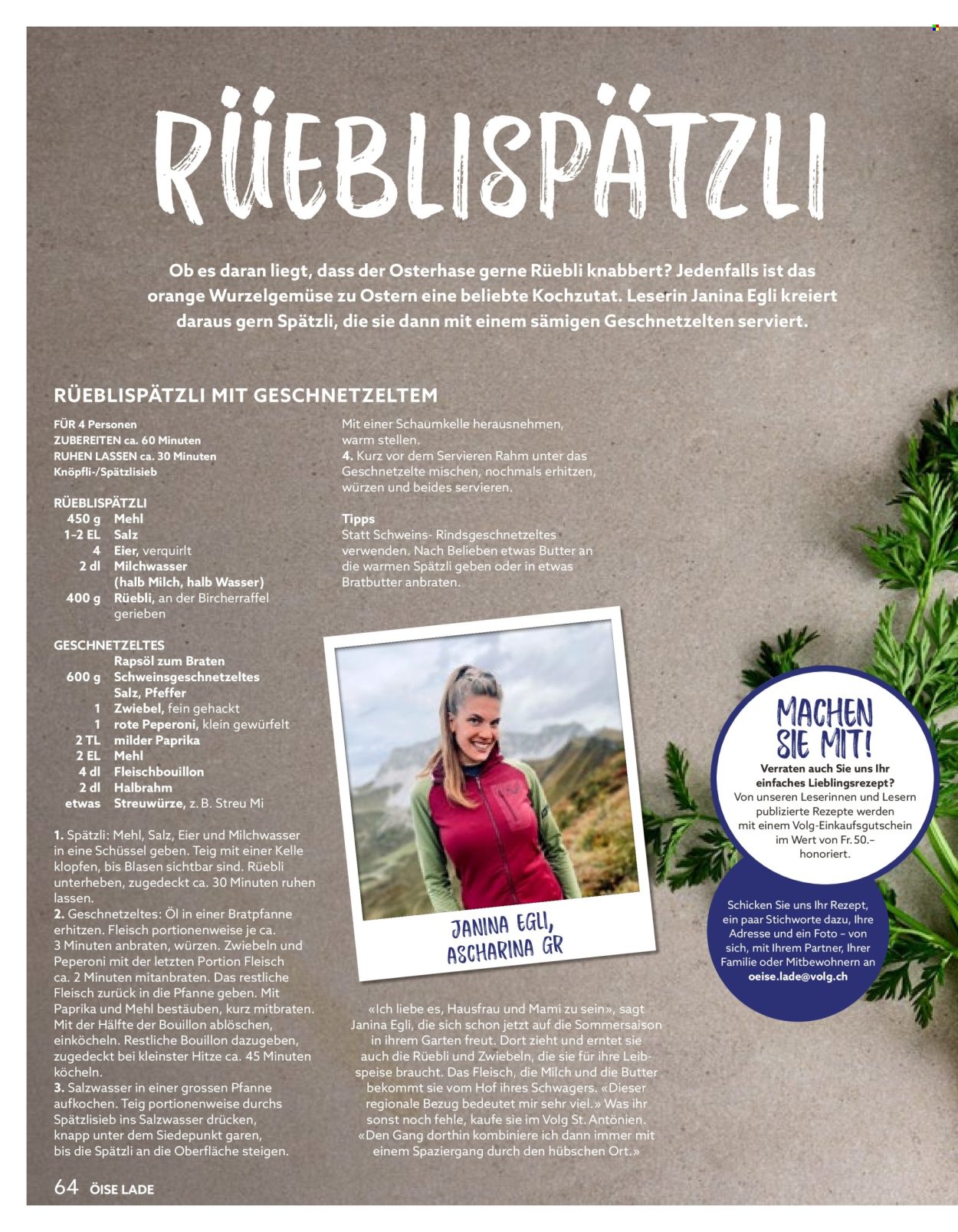 Volantino Volg - 1.4.2026 - 30.4.2026. Pagina 64. Pagina 64