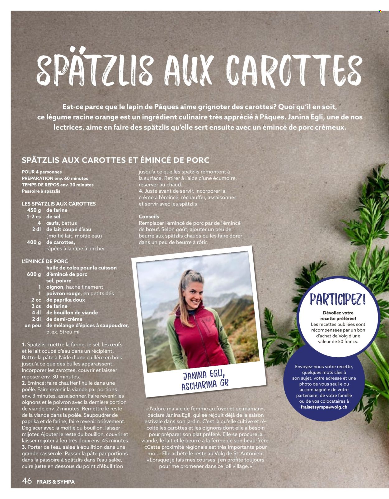 Volantino Volg - 1.4.2026 - 30.4.2026. Pagina 46. Pagina 46