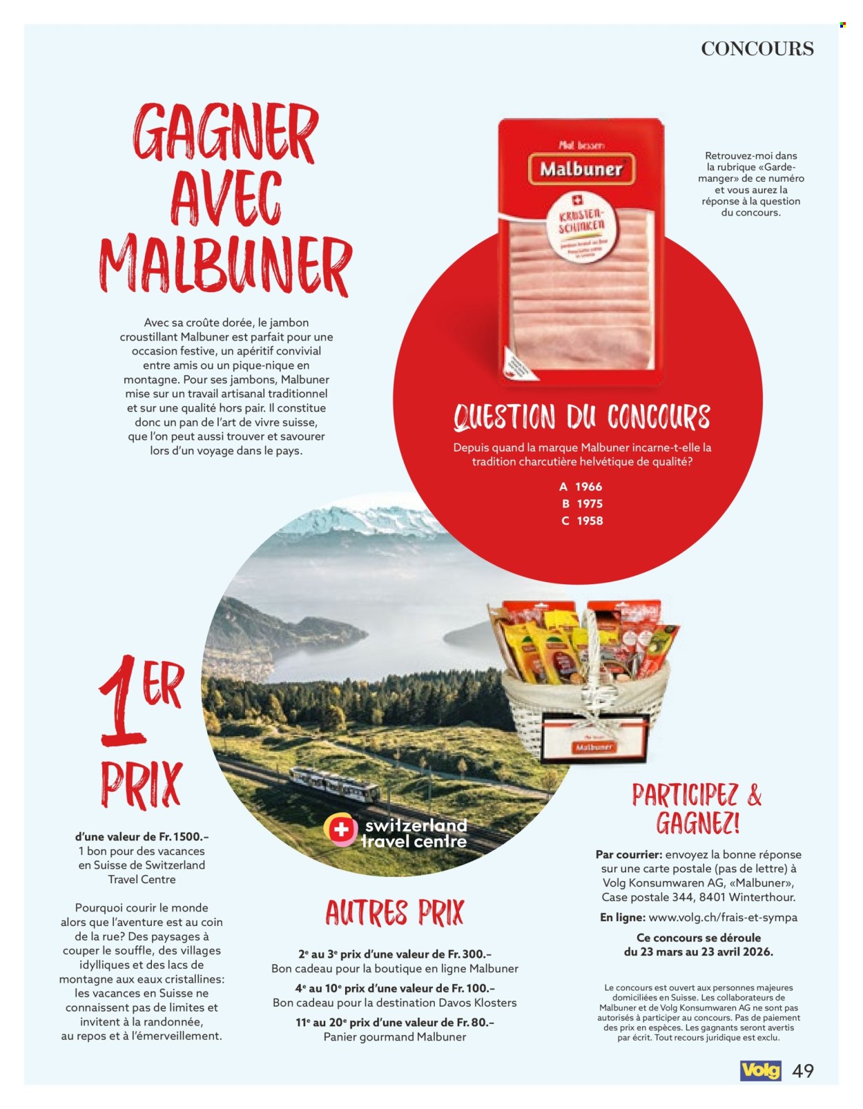 Volantino Volg - 1.4.2026 - 30.4.2026. Pagina 49. Pagina 49