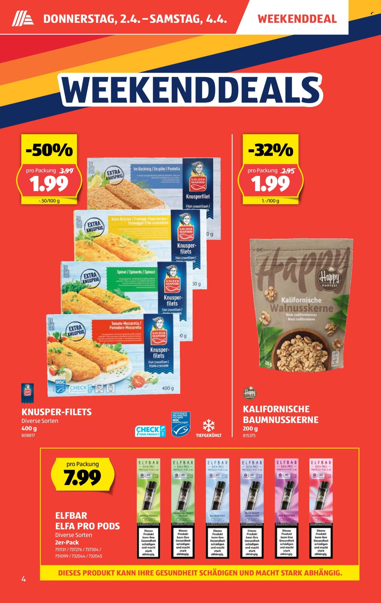 Volantino Aldi - 2.4.2026 - 8.4.2026. Pagina 4. Pagina 4