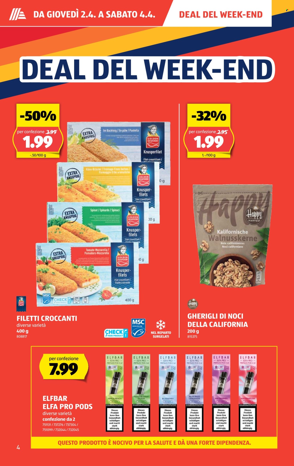 Volantino Aldi - 2.4.2026 - 8.4.2026. Pagina 4. Pagina 4