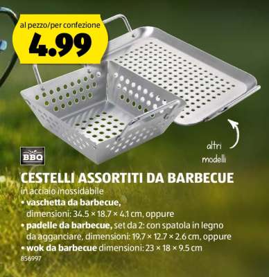 CESTELLI ASSORTITI DA BARBECUE