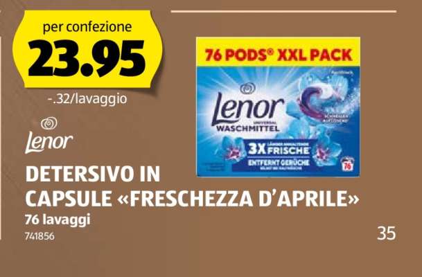 Lenor Detersivo in Capsule «Freschezza d’Aprile»