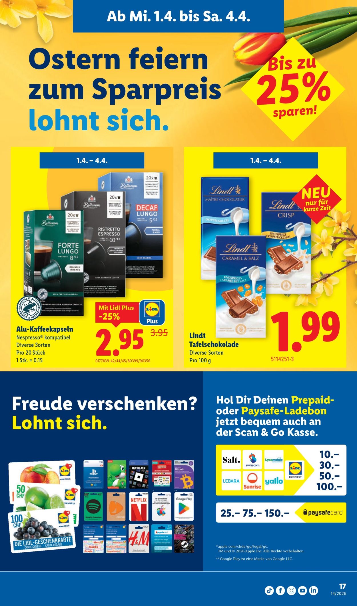 Volantino Lidl - 1.4.2026 - 8.4.2026. Pagina 17. Pagina 17
