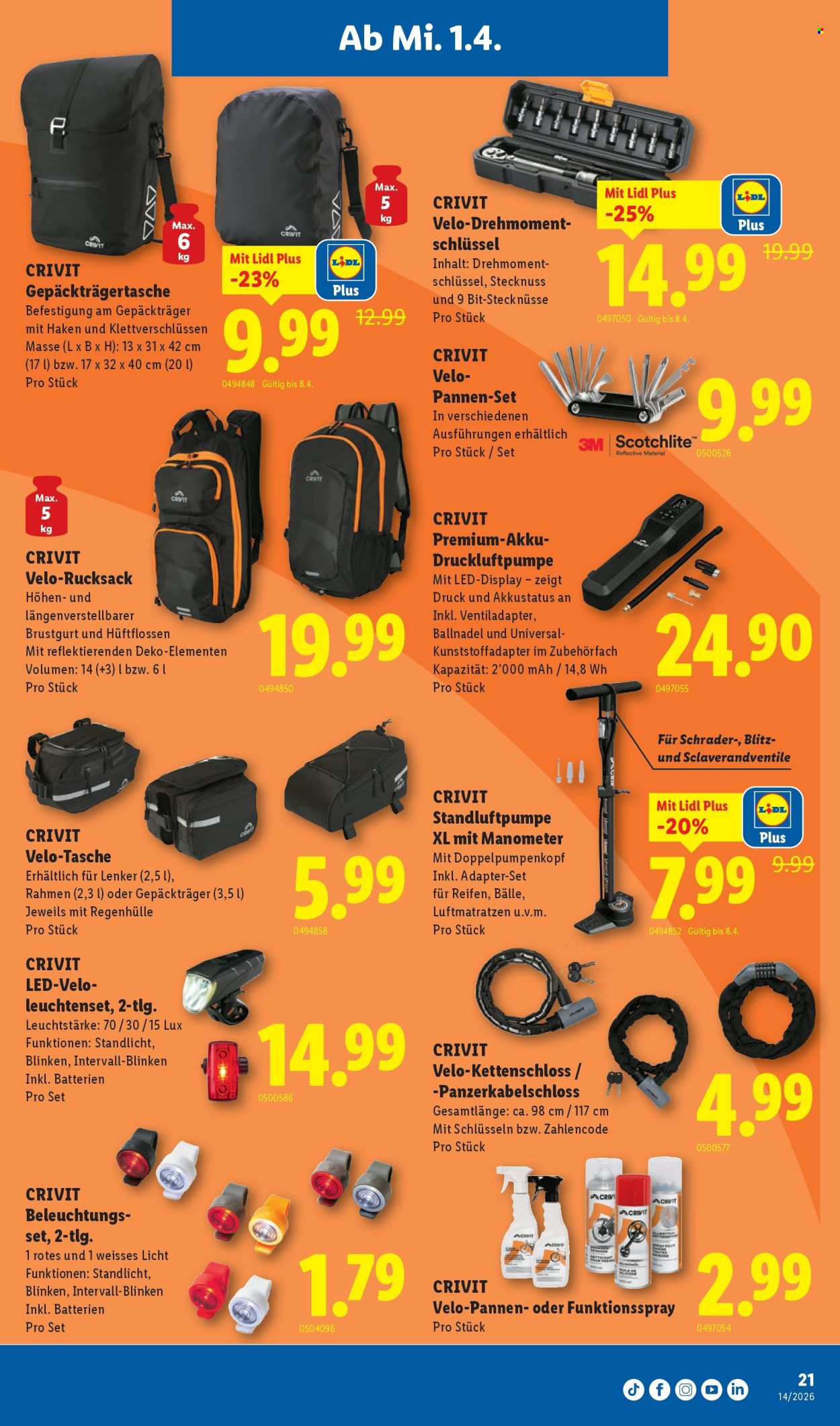 Volantino Lidl - 1.4.2026 - 8.4.2026. Pagina 23. Pagina 23