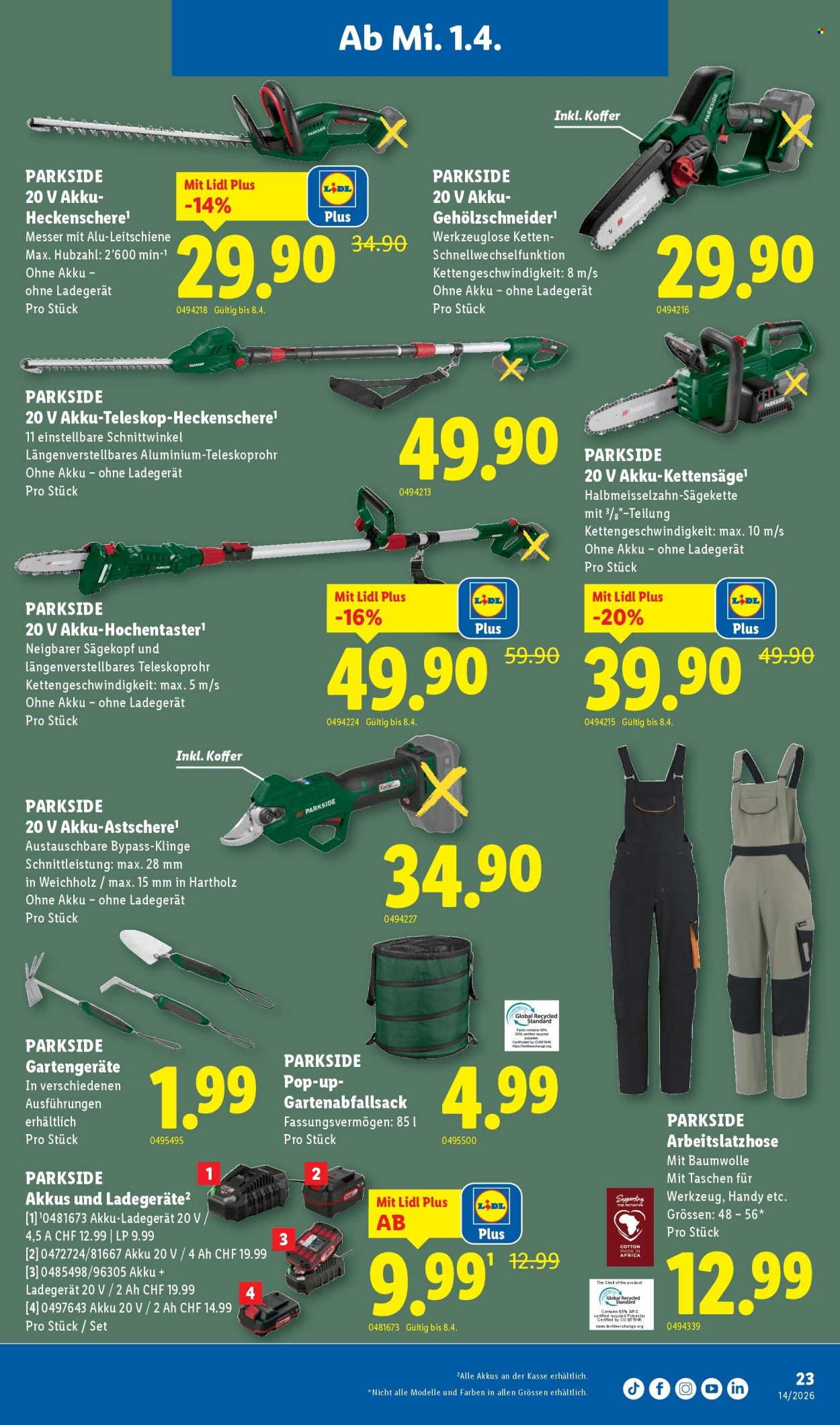 Volantino Lidl - 1.4.2026 - 8.4.2026. Pagina 25. Pagina 25