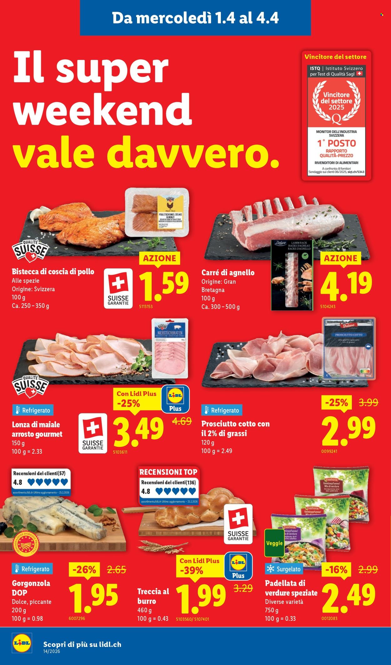 Volantino Lidl - 1.4.2026 - 8.4.2026. Pagina 4. Pagina 4