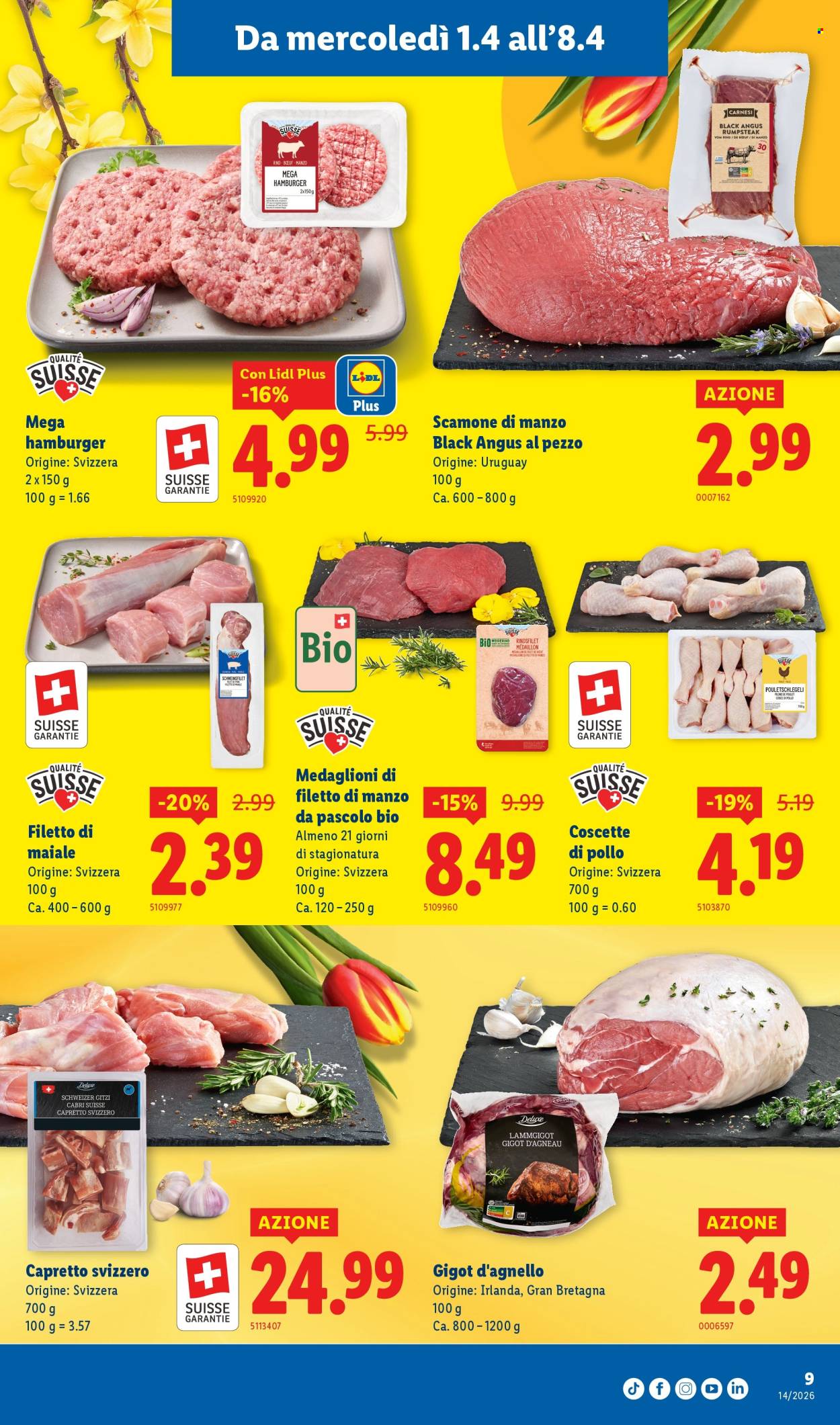 Volantino Lidl - 1.4.2026 - 8.4.2026. Pagina 9. Pagina 9